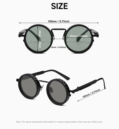 Polarized Round Sunglasses for Outdoor Use