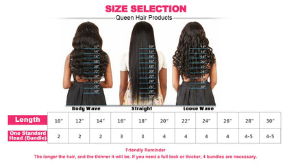 Queen Hair HD Lace Closure Frontal Virgin Human Hair