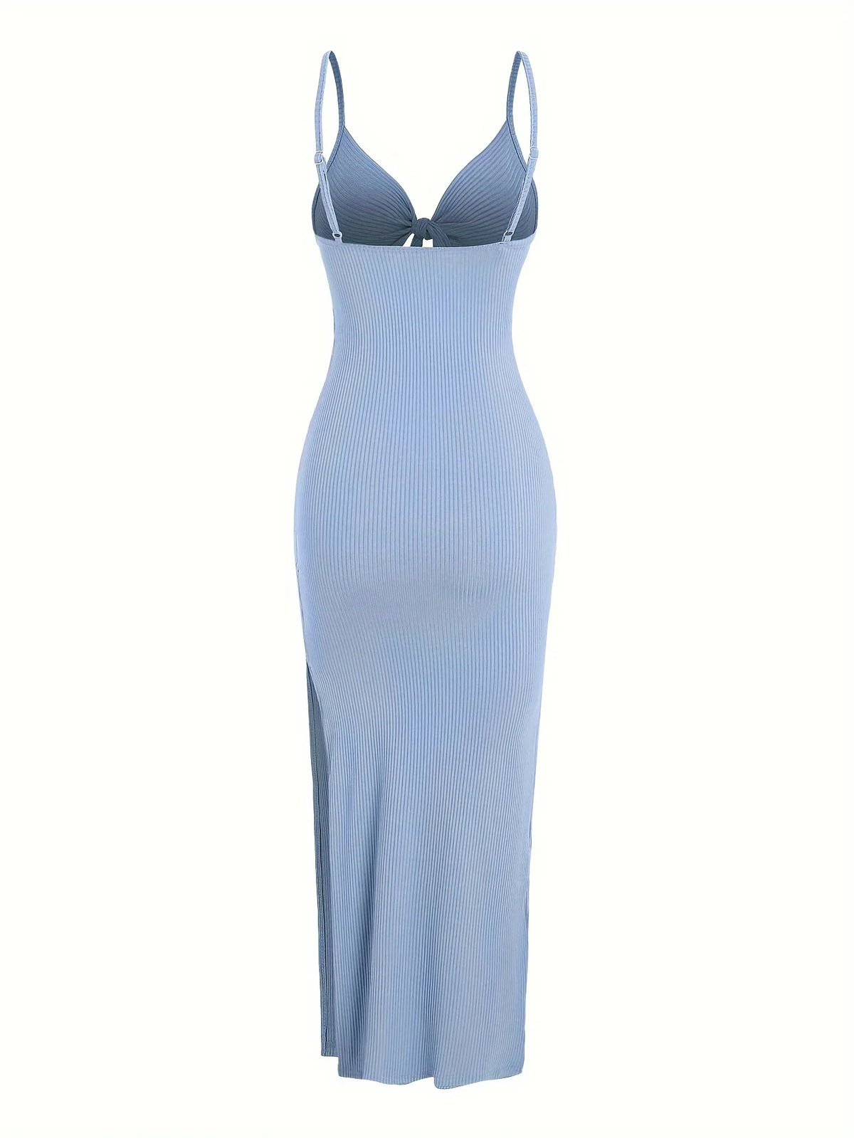 Knit Backless Sleeveless Dress for Women