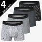 Men's Printed Fashion Boyshorts Plus Size Swim Trunks
