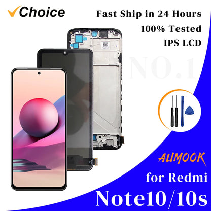 AMOLED LCD Display Touch Screen Digitizer for Redmi Note 10S