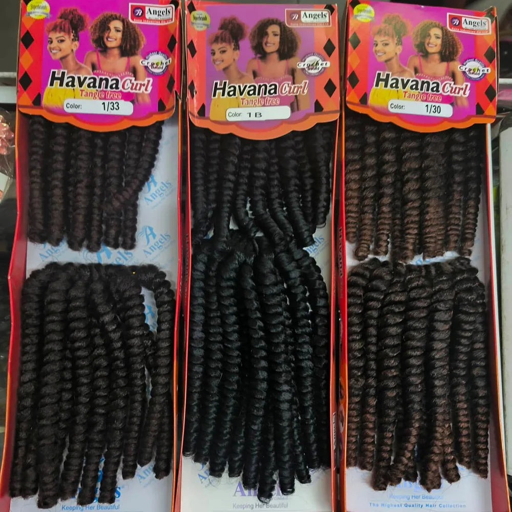 Havanna Curl Braids 8 Inch Synthetic Spring Twist Extensions