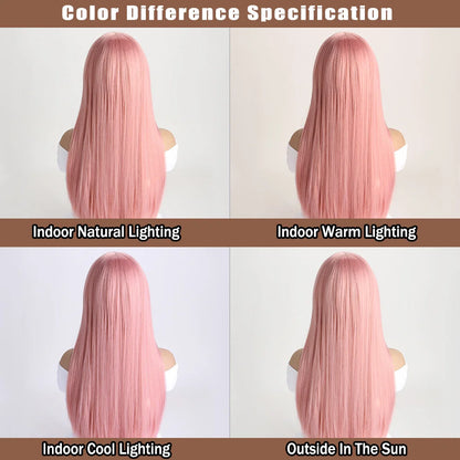 26 Inch Long Straight Synthetic Wig for Women