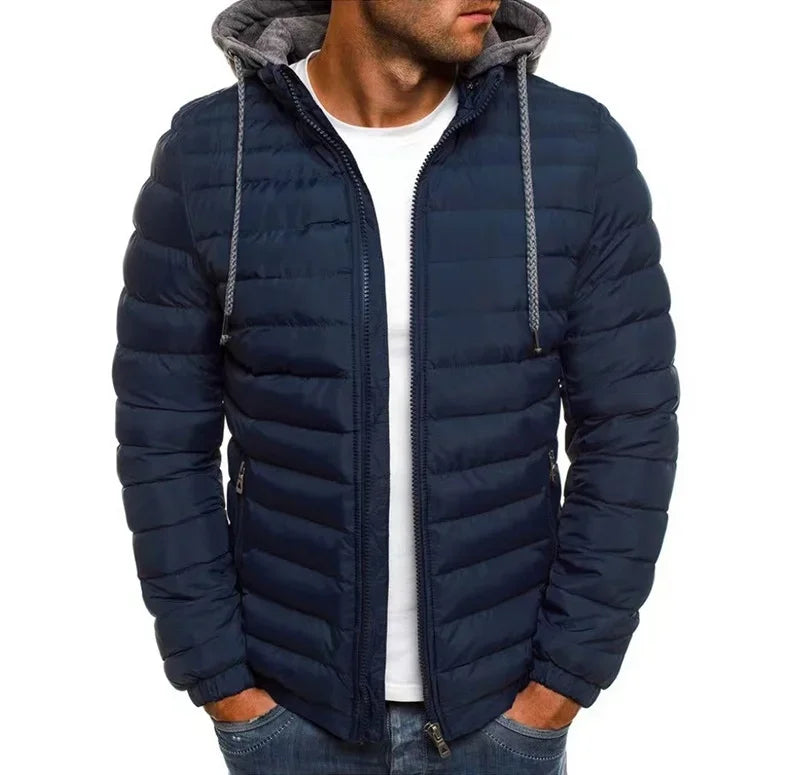 Hooded Zipper Jacket for Outdoor Leisure Sports