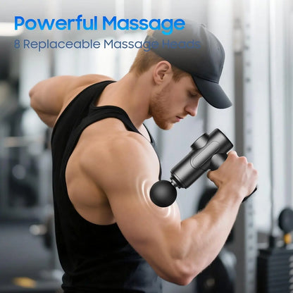 Fascia Gun for Muscle Soreness Relief with LED Screen
