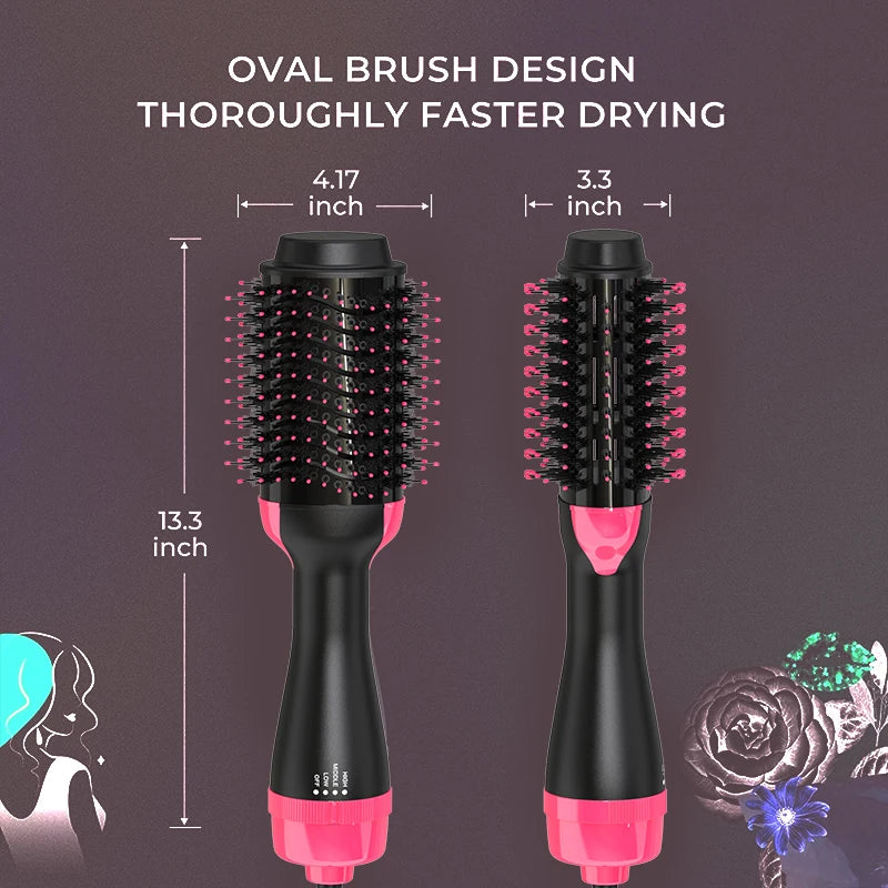 LISAPRO 2 In 1 Hair Dryer and Volumizer Hot Air Brush