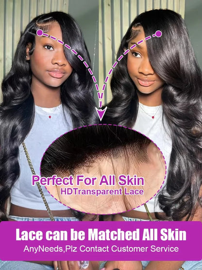 Wet And Wavy Lace Frontal Wig Human Hair 40 Inch