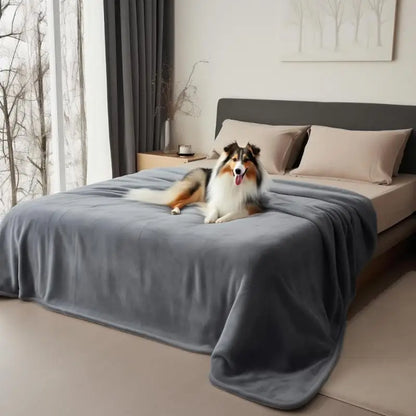 Waterproof Flannel Blanket for Bed and Couch
