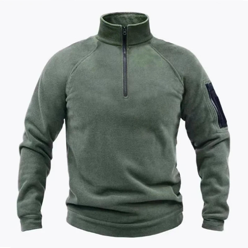 Men's Tactical Polar Fleece Cargo Jacket