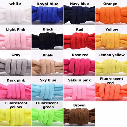 Round Elastic No Tie Shoelaces for Kids and Adults