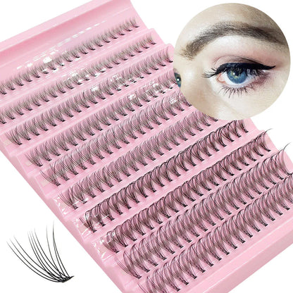 DIY Cluster Lashes 8-16mm Synthetic Hair Extensions