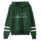 Womens Casual Stripe Hoodie and Sweatpants Set