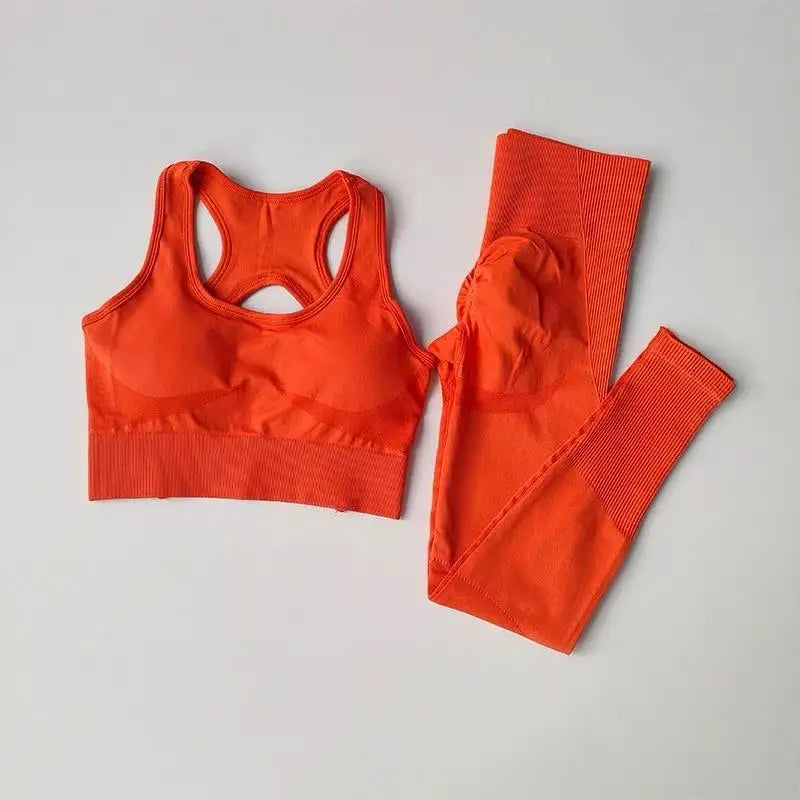 Women's 2PCS Sports Bra and Leggings Set for Yoga