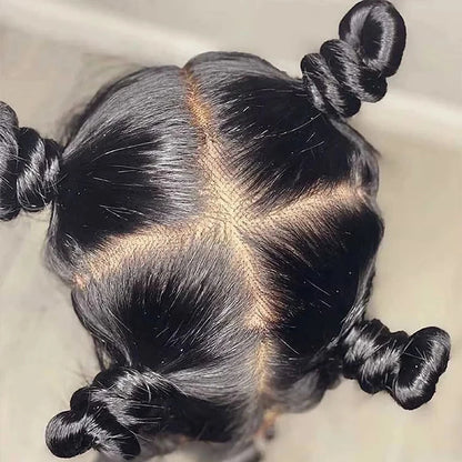 250 Density Straight Human Hair Full Lace Wig