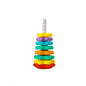 Montessori Rotating Rainbow Tower Baby Stacking Puzzle Toys