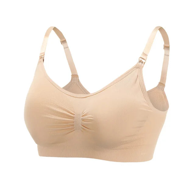 Wirefree Nursing Bra for Women in Natural Color