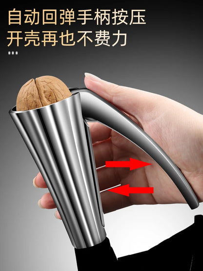 Nutcracker Tool for Cracking Hazelnuts and Walnuts