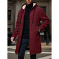 Men's Fleece Hooded Windbreaker Jacket