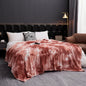 Tie Dye Flannel Fleece Blanket for Beds