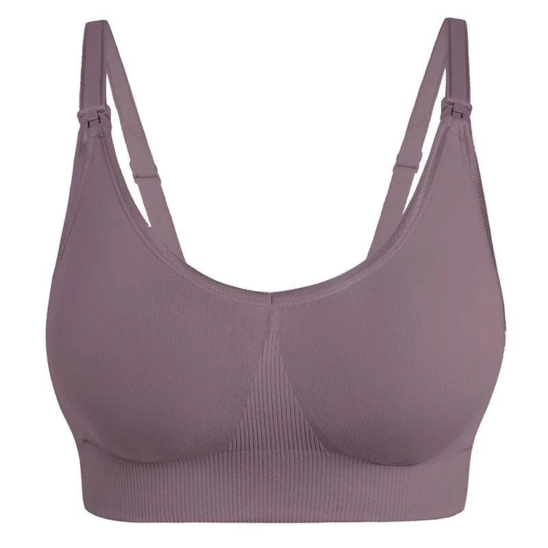 Wire-free Nursing Bra for Maternity Women in Natural Color