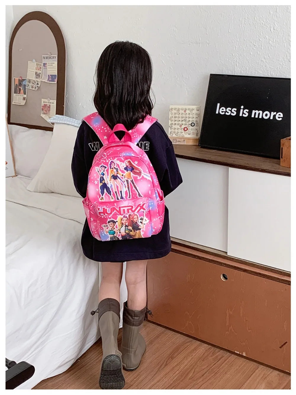 Pink 10-Inch Lightweight Backpack for Boys and Girls