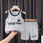 Children's Cotton Vest Set with Shorts for Summer