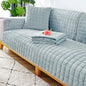 Flannel Sofa Cushion Non-Slip Plush Backrest Cover
