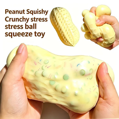 Peanut Crunchy Stress Ball Handmade Fidget Toy