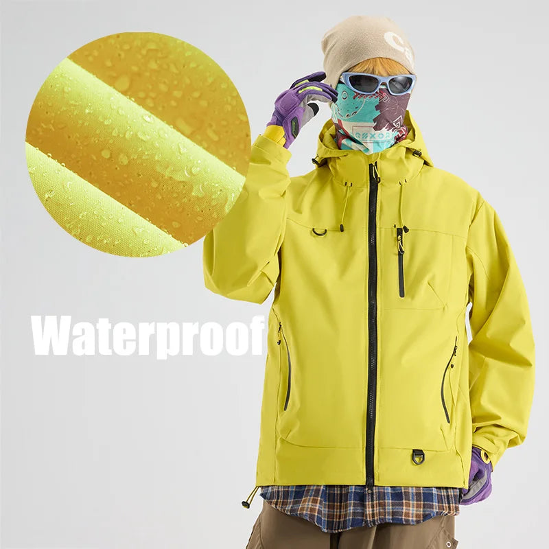 Unisex Waterproof Hiking Jacket Windbreaker