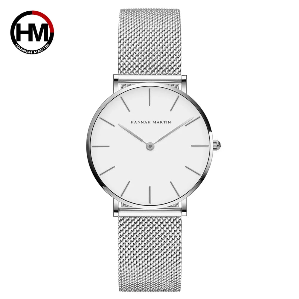Hannah Martin Women 36mm Rose Gold Quartz Watch