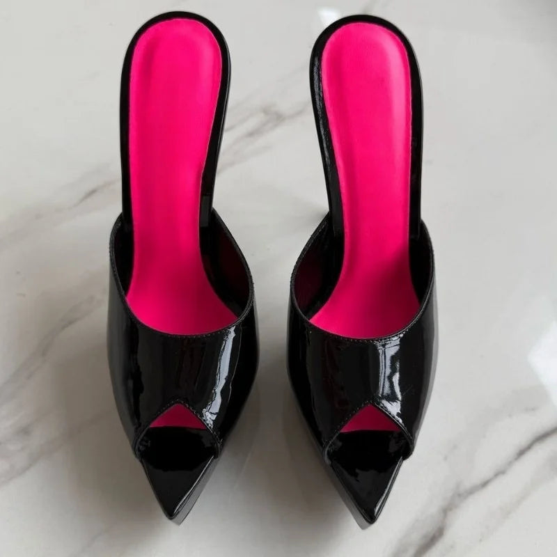 Women's Open Toe Stiletto Slippers for Summer