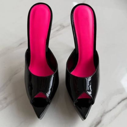Women's Open Toe Stiletto Slippers for Summer