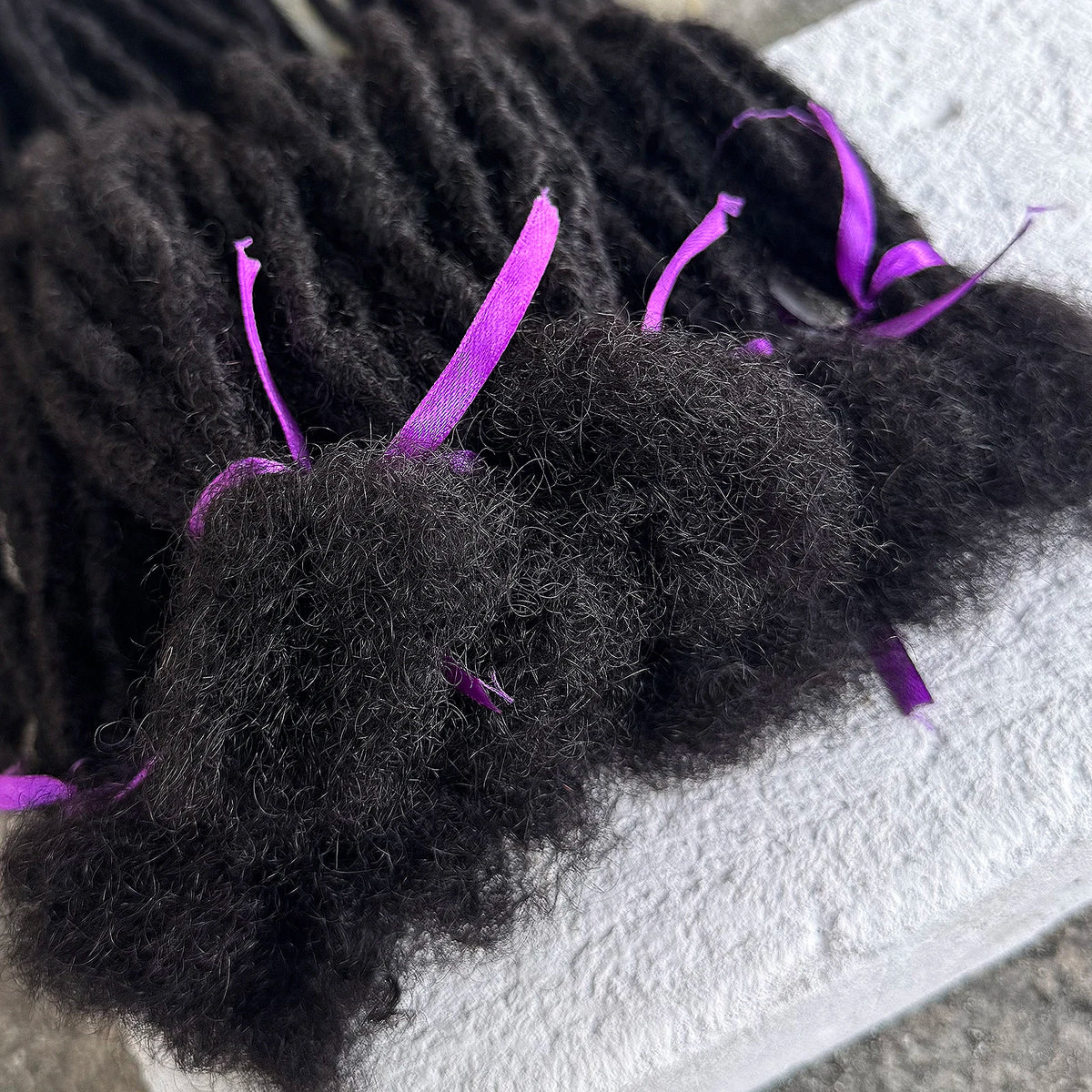 Handmade Human Hair Dreadlock Extensions 50 Strands 6-20 Inch