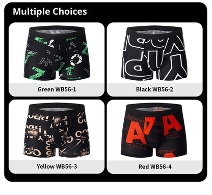 Men's Printed Boxer Shorts Comfortable Plus Size