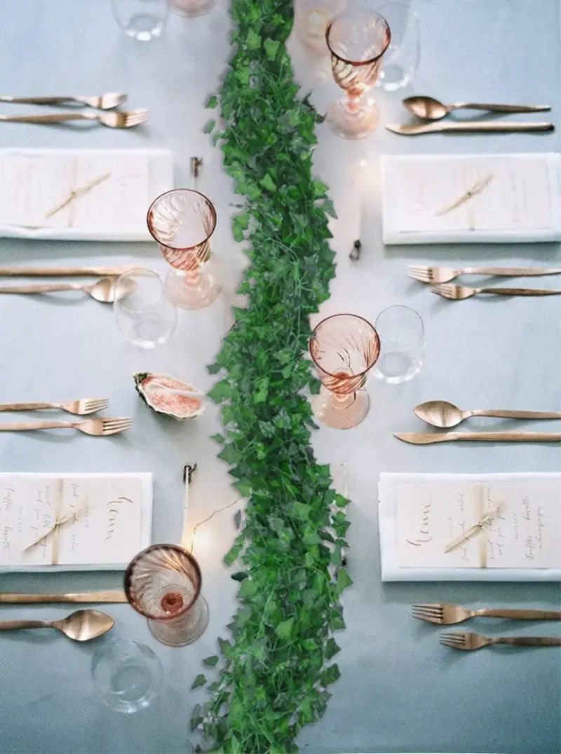 12 Pack Artificial Ivy Leaves Garland for Decoration
