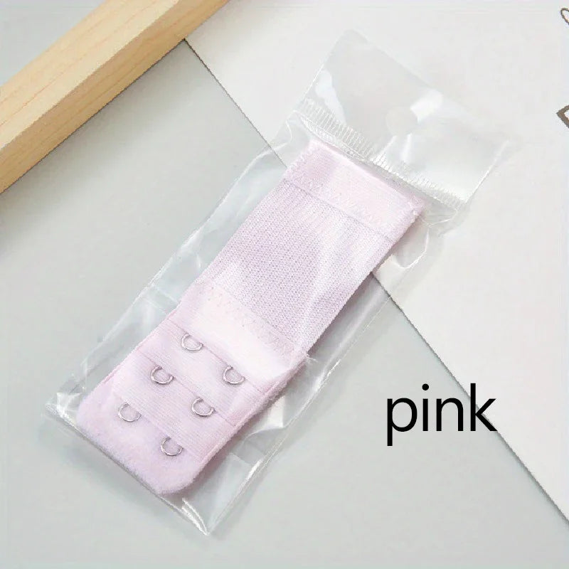 2 Hooks Elastic Bra Extenders for Women, Polyester