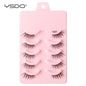 YSDO 5/10 Pairs Natural Soft Black Half Lashes