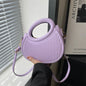 Chic Stripe Crossbody Bag for Women in Synthetic Leather