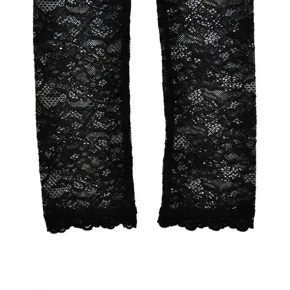 Lace Slim Bodycon Maxi Dress for Women