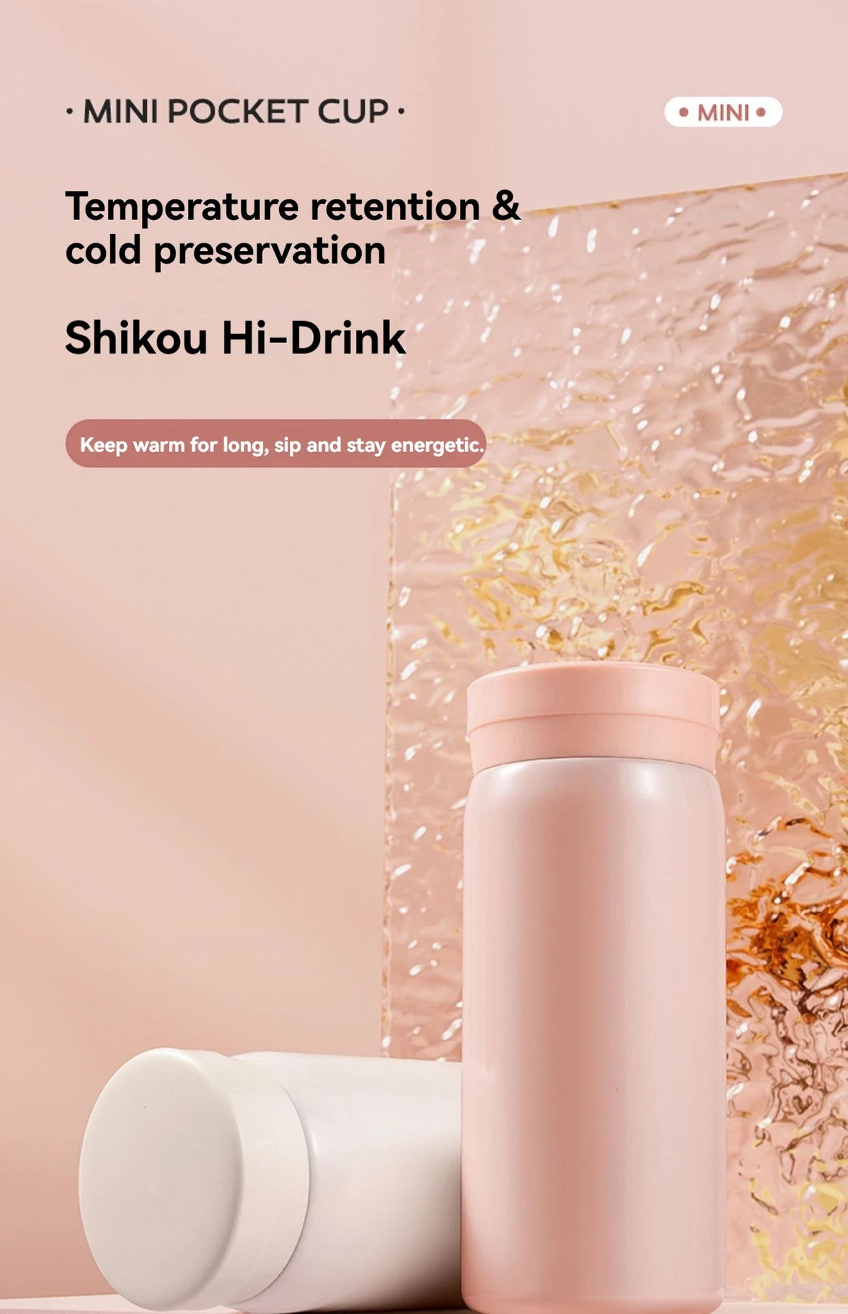 Mini Insulated Stainless Steel Vacuum Flasks 200ML 300ML