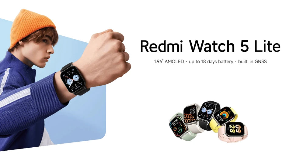 Redmi Watch 5 Lite 1.96 Inch AMOLED Display