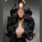 Natural Black Body Wave Lace Wig 40 42 Inches