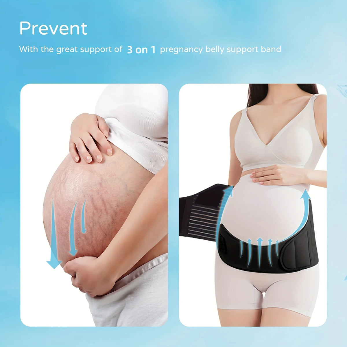 Maternity Support Belly Band Adjustable Waist Protector