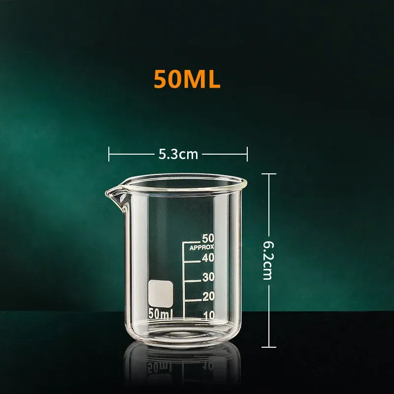 Glass Measuring Cup With Handle Heat-resistant 50-1000ml