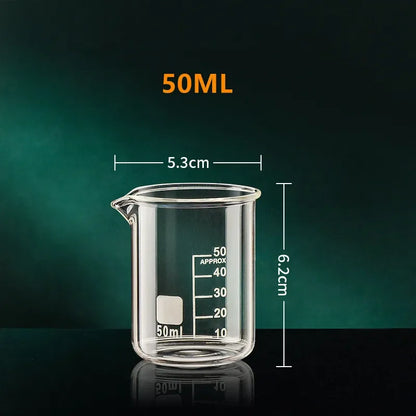 Glass Measuring Cup With Handle Heat-resistant 50-1000ml