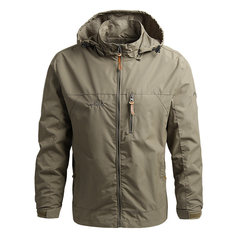 Men's Tactical Waterproof Windbreaker Jacket