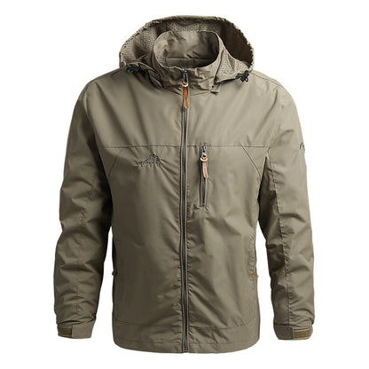 Men's Tactical Waterproof Windbreaker Jacket