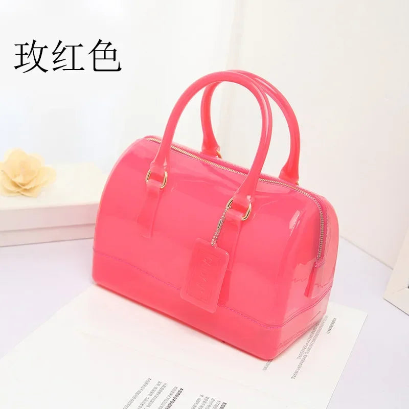 Jelly Bag Crossbody Pillow Bag in Macaron Colors