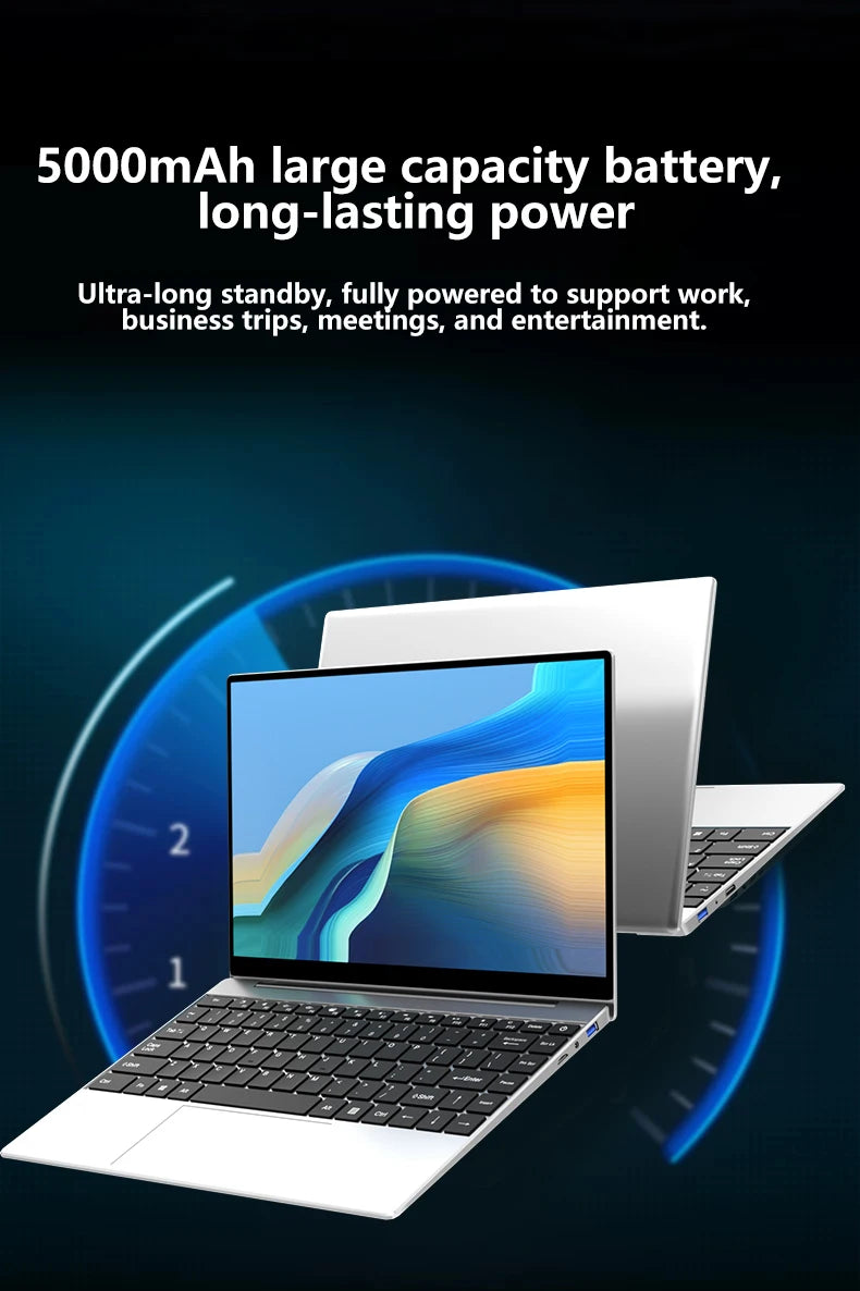 LENO 14.1 Inch Ultra Slim Laptop Windows 11 16GB 2TB SSD