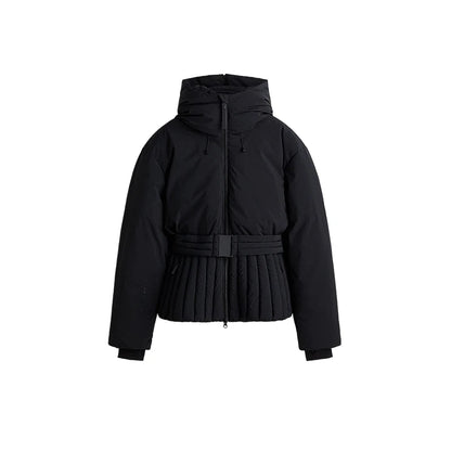 Hooded One-Piece Ski Jumpsuit for Women Windproof Outwear